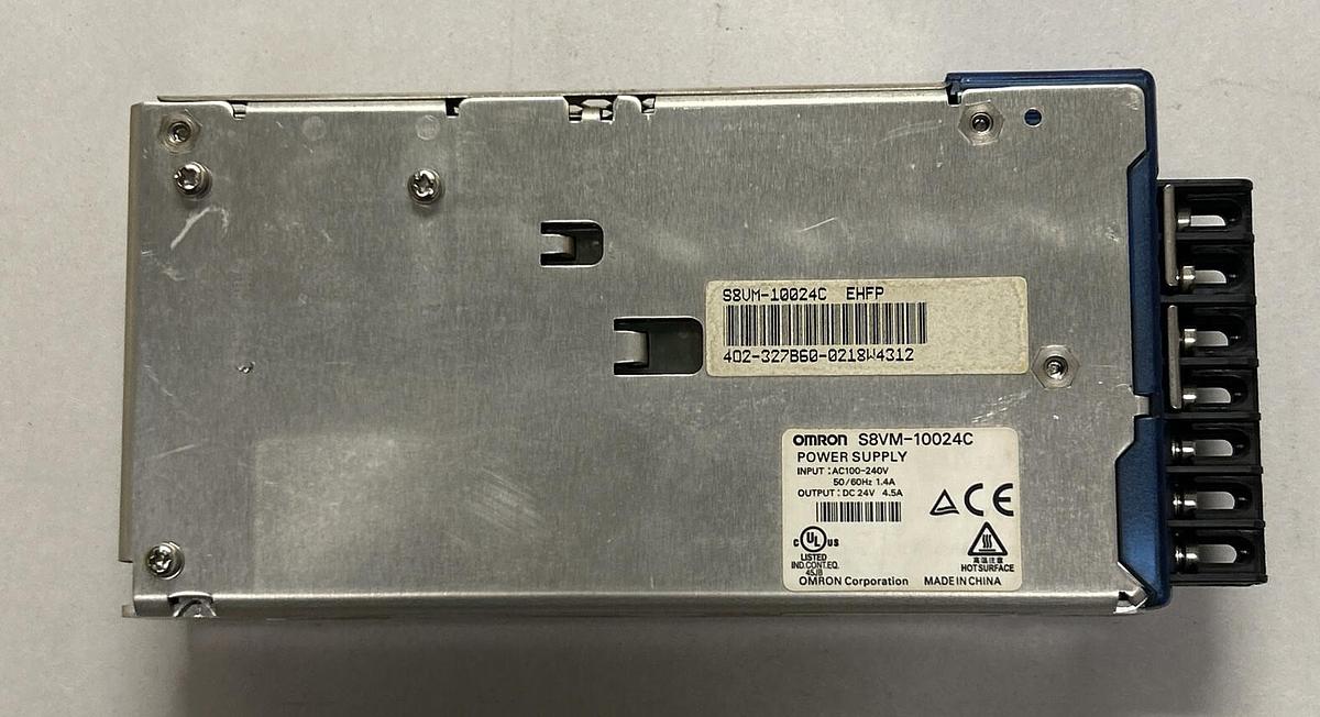 Used OMRON,S8VM-10024,SWITCHING POWER SUPPLIES 24V 4.5A