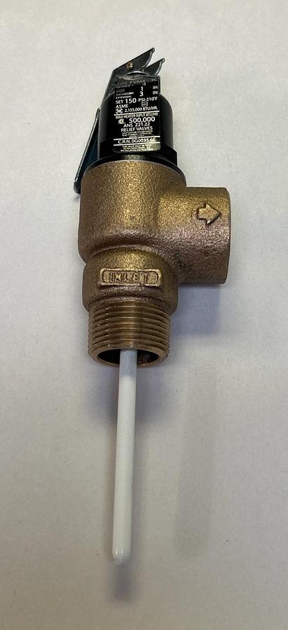 CASH ACME,FVMX-3C,PRESSURE RELIEF VALVE 1INCH NOS
