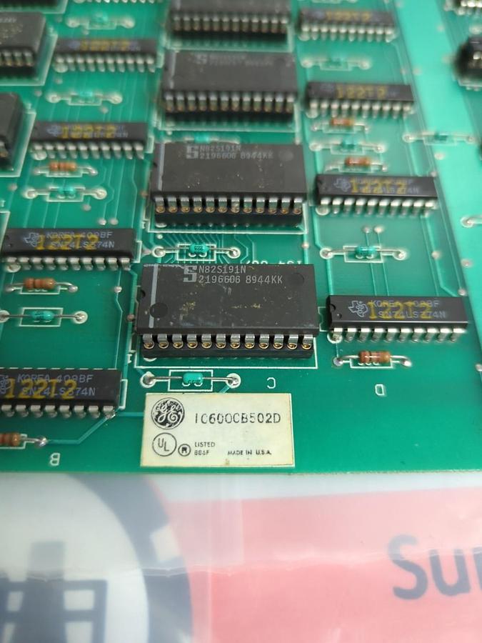 Used GE,IC600 CB502D,EXPANDED LOGIC CONTROL BOARD PRE-OWNED