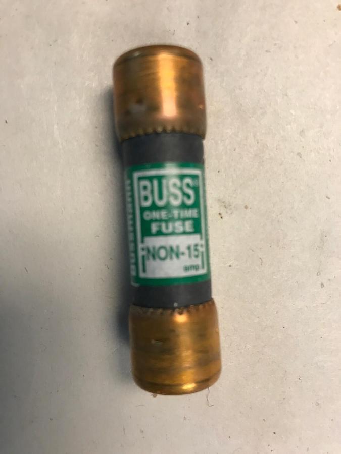 Used Cooper Bussmann,NON-15,Fuses Box of 10