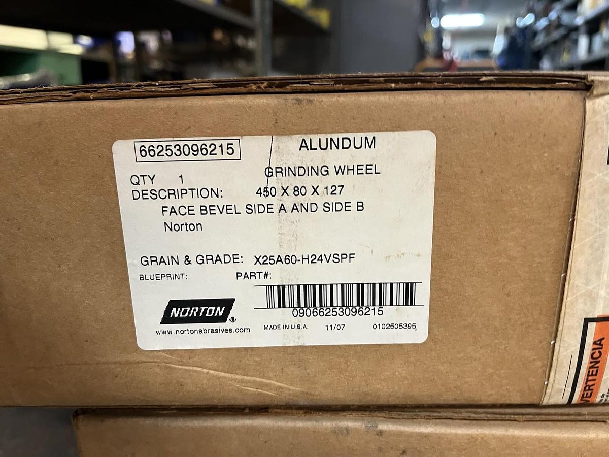 NORTON,66253096215,GRINDING WHEEL 450X80X127