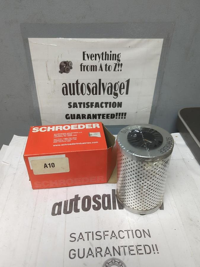 SCHROEDER,A10,HYDRAULIC FILTER ELEMENT 10 MICRON
