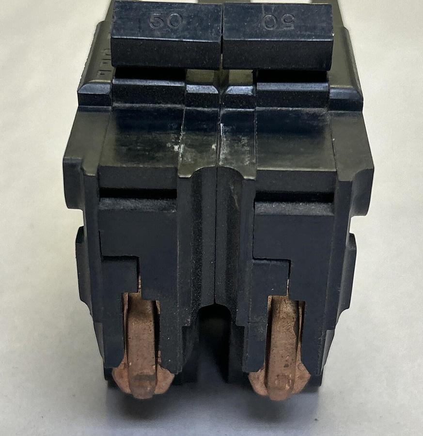 Used FEDERAL PACIFIC,NA250,CIRCUIT BREAKER 50A 120/240V 2P