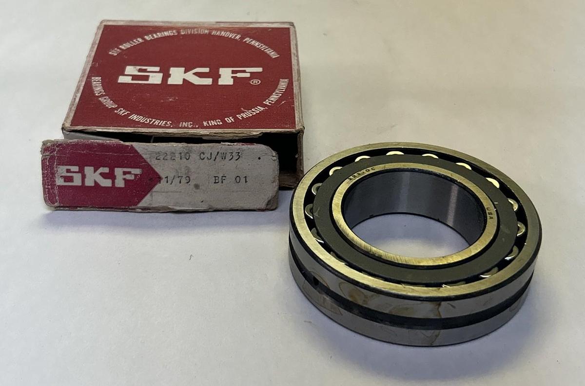 SKF,22210CJ/W33,SPHERICAL ROLLER BEARING NOS