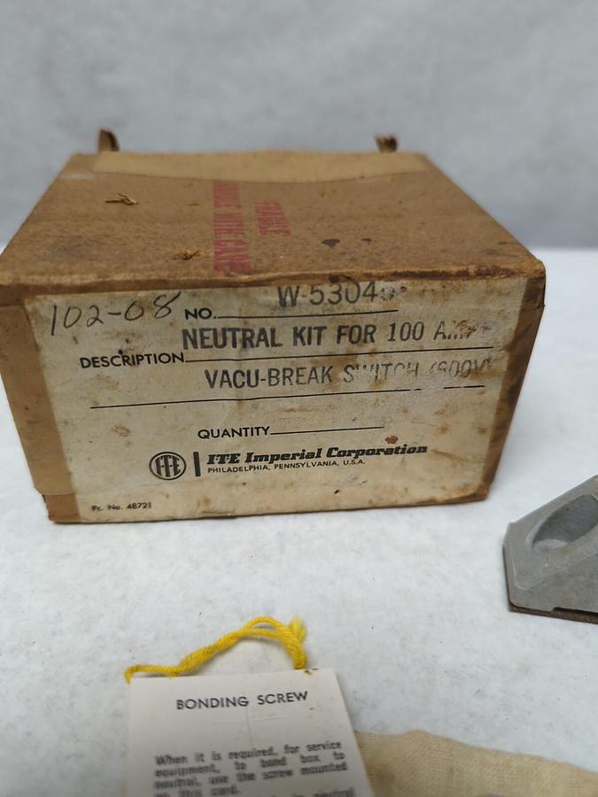 ITE,W-5304,NEUTRAL KIT NOS