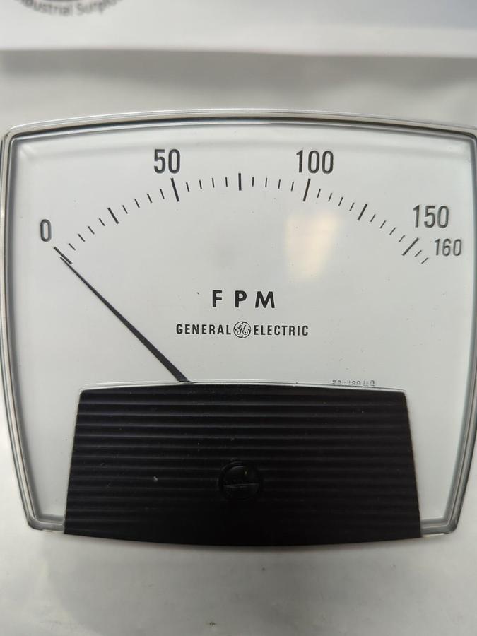 Used GE,0-160,PANEL METER 0-160 FPM PRE-OWNED