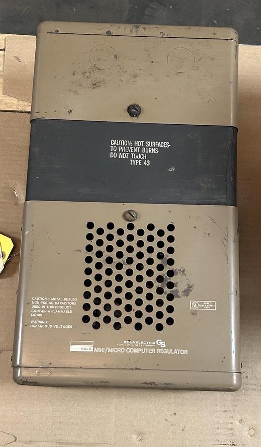 Used SOLA,TYPE 43,MINI/MICRO COMPUTER REGULATOR 1PH 3000VA