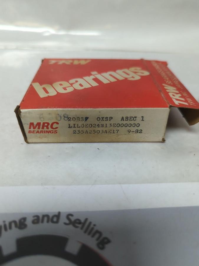 MRC,208SP,ANGULAR CONTACT BEARING NOS