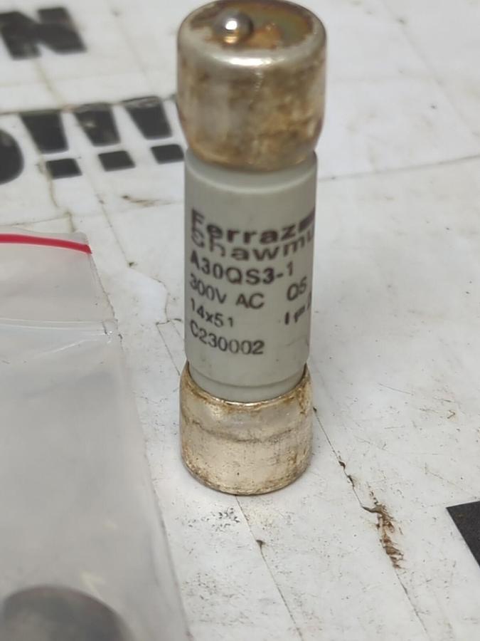 FERRAZ SHAWMUT,A30QS-3-1,AMP-TRAP FUSES LOT OF 29 NOS