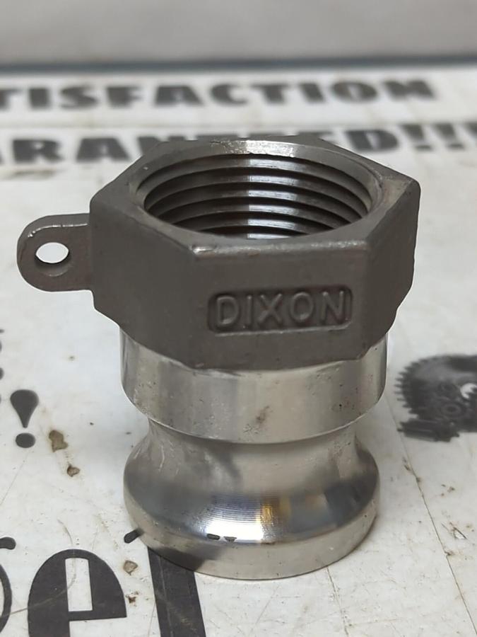 DIXON,100-A-SS,CAM & GROOVE 1 INCH STAINLESS STEEL ADAPTER NOS