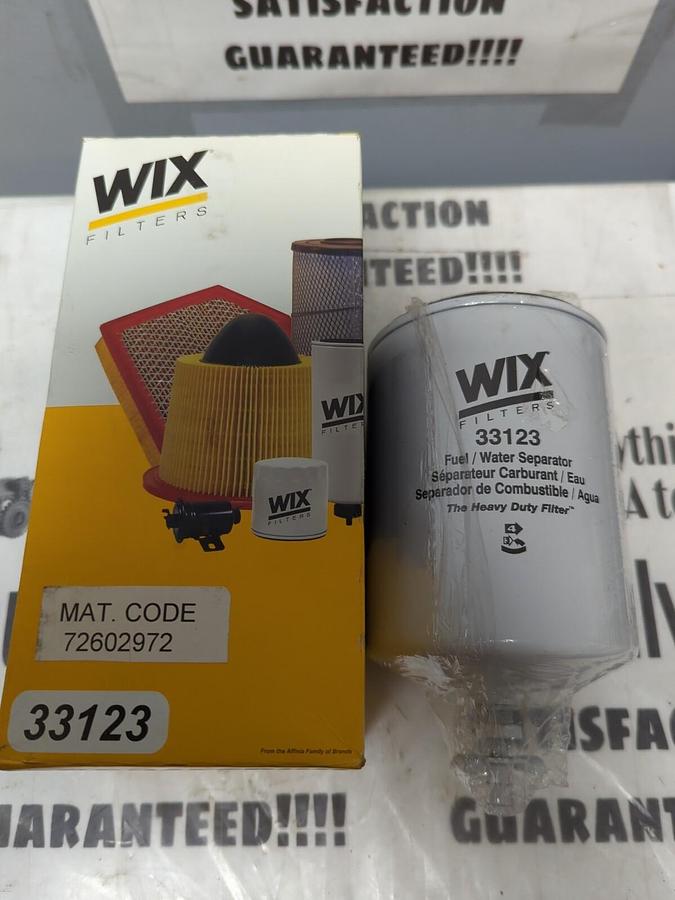 Used WIX,33123,FUEL WATER SEPERATOR FILTER NEW