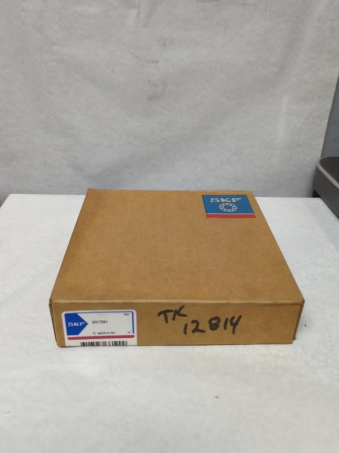 SKF,6317/S1,DEEP GROOVE BALL BEARING NEW IN SEALED BOX
