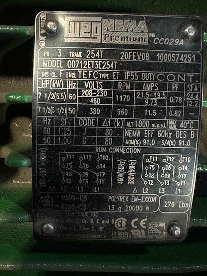 WEG HP8 254T