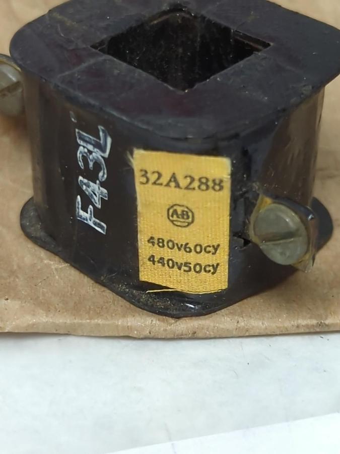 Used ALLEN-BRADLEY,32A288,COIL 480V 60CY 440V 50CY PRE-OWNED