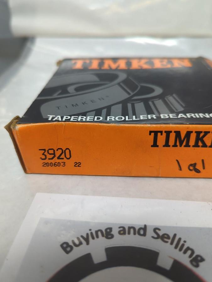 TIMKEN,3920,ROLLER BEARING CUP NOS