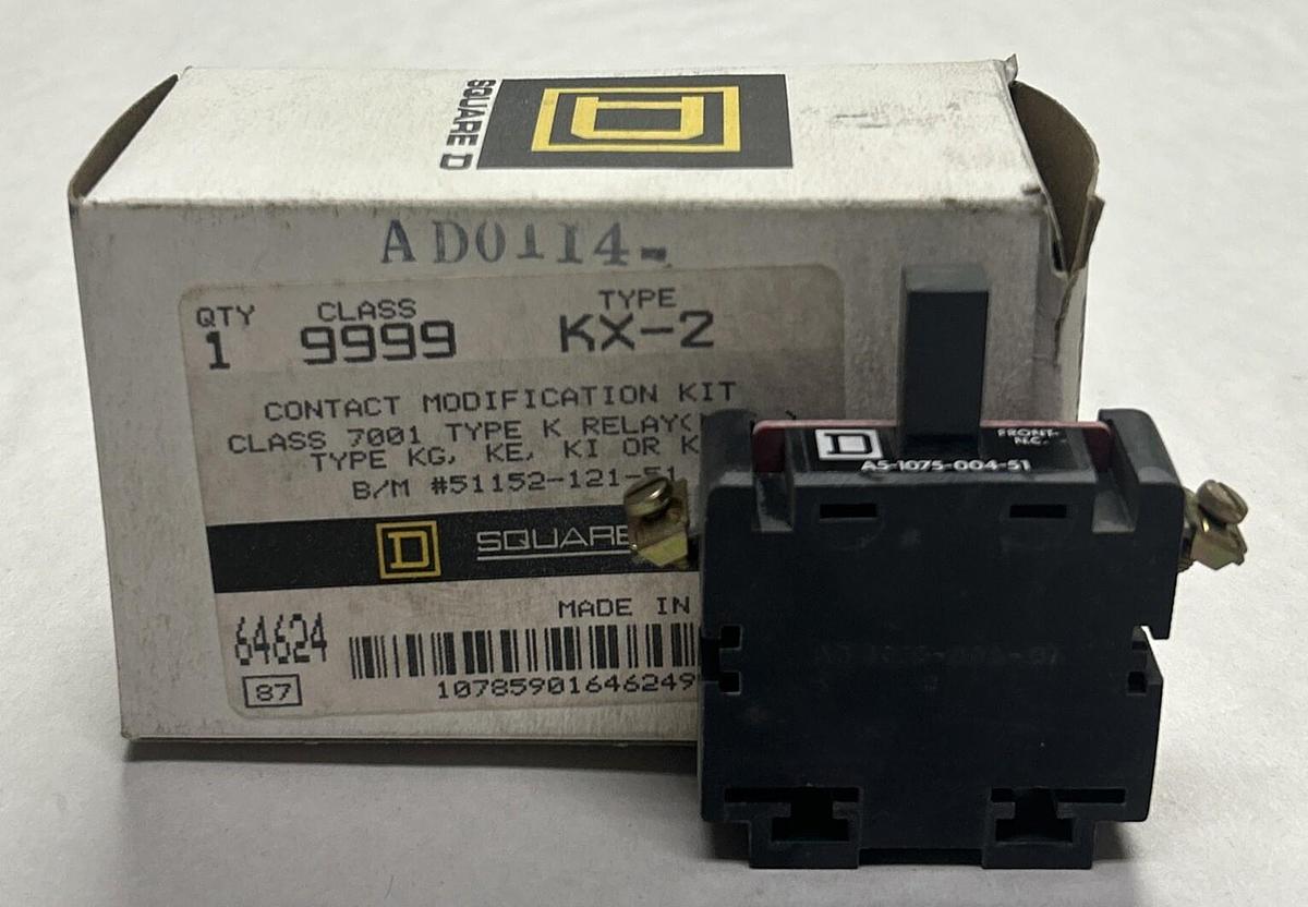 Used SQUARE D,9999-KX2,CONTACT KIT NEW