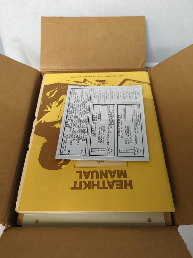 HEATHKIT,GD-1196,ELECTRONIC AIR CLEANER NEW IN BOX
