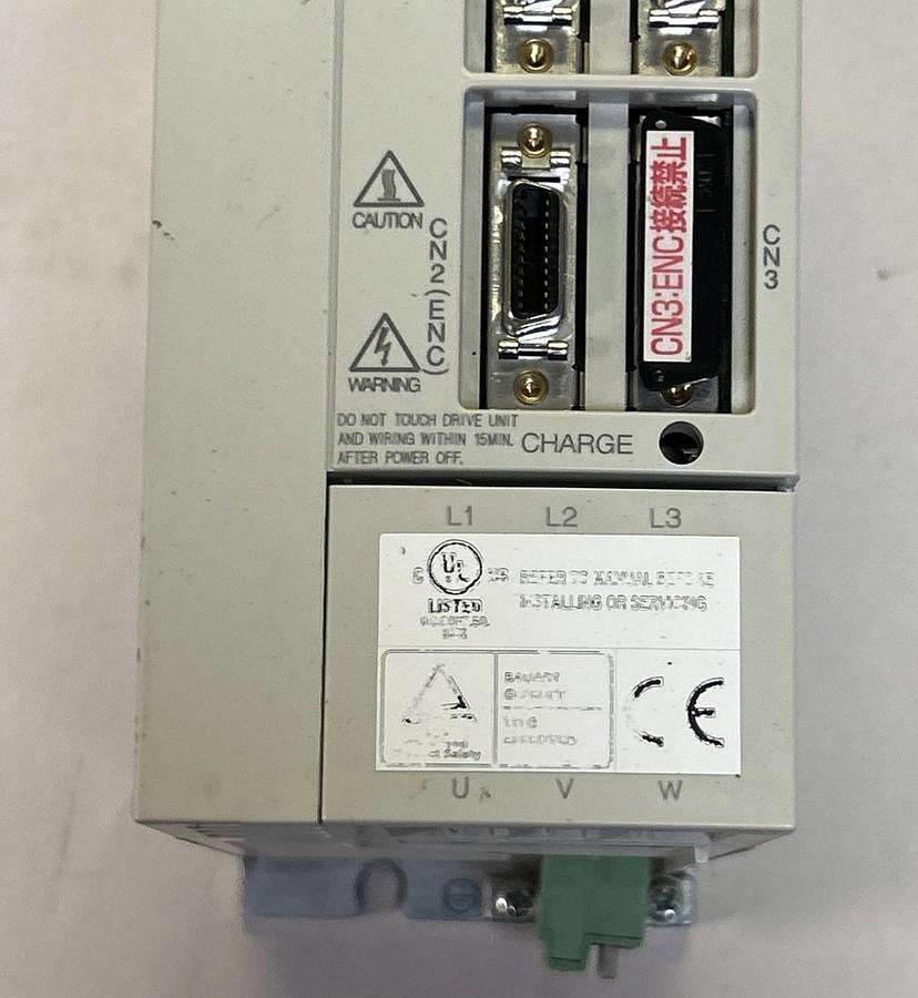 Used MITSUBISHI,MR-J2-60CT,SERVO DRIVE UNIT 0.6KW