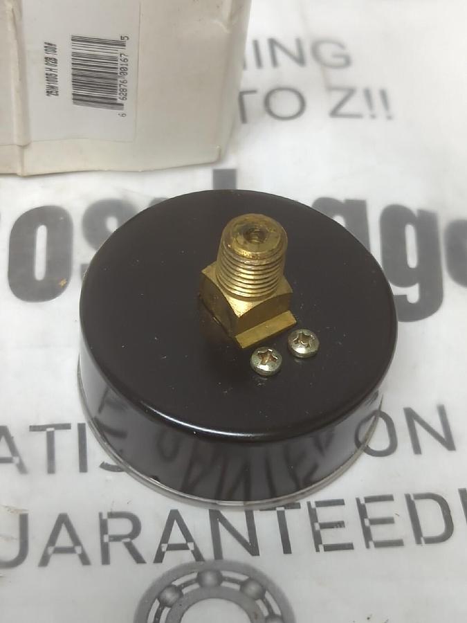 ASHCROFT,25W1005 (H02B),PRESSURE GAUGE 2-1/2 IN FACE 1/4 IN NPT 0/100PSI NOS