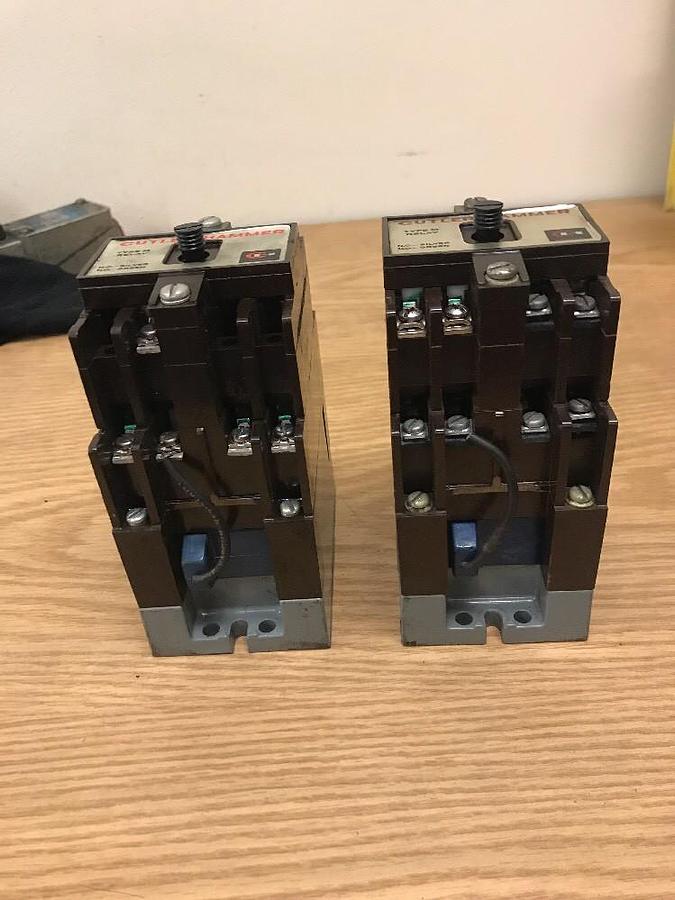 Used CUTLER-HAMMER,D26MB,Type M Relay 600VAC 120VAC COIL