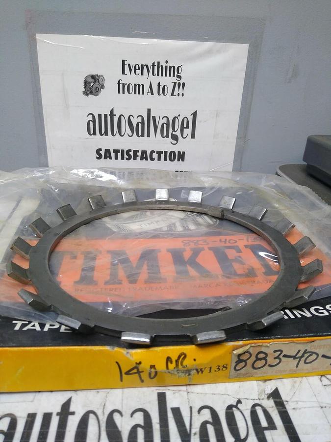 TIMKEN,TW138,LOCK WASHER NOS
