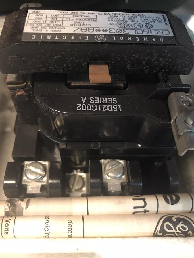General Electric,CR360L30302AAZ,Magnetic Lighting Contactor 30AMP 3 pole