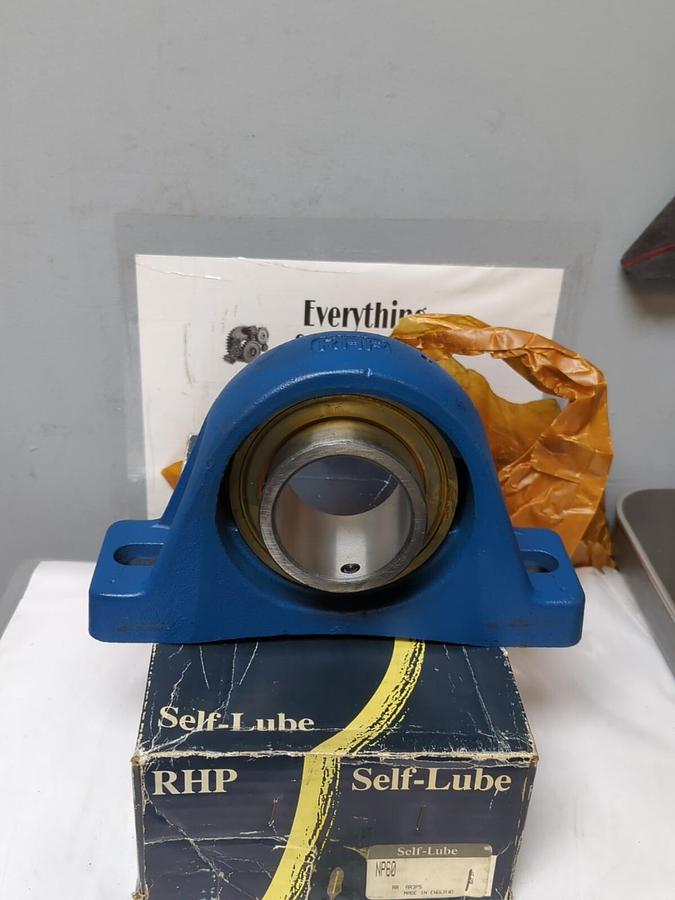 RHP,NP60,PILLOW BLOCK BEARING 60MM BORE NOS