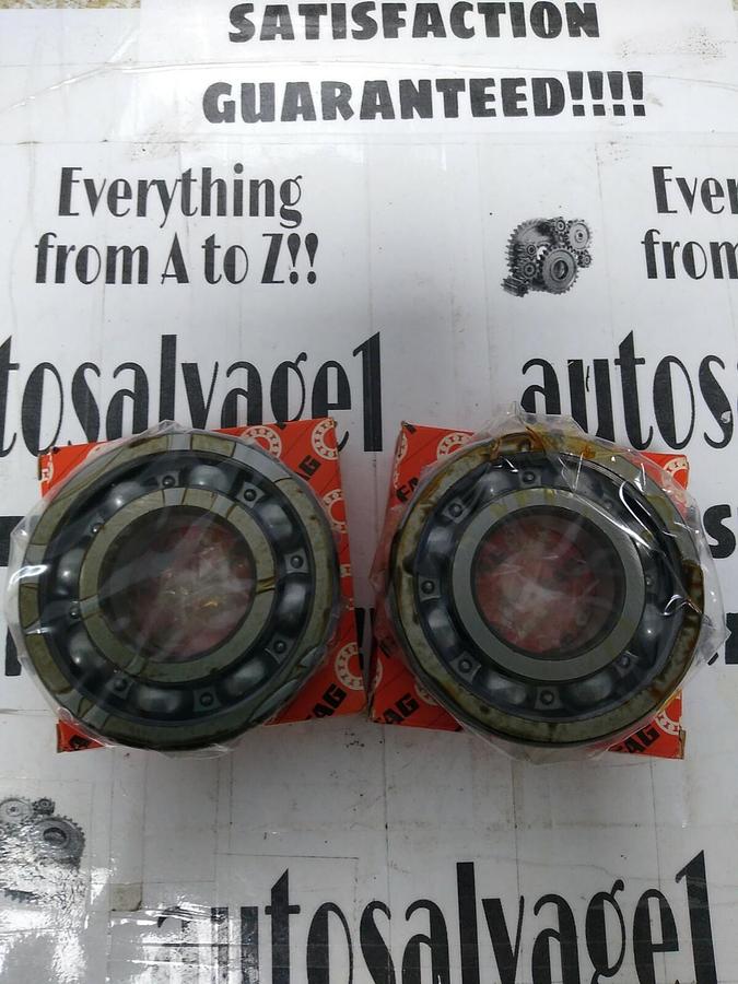 Used Fag,6307-C3,Deep Groove Ball Bearing Lot of 2 NOS