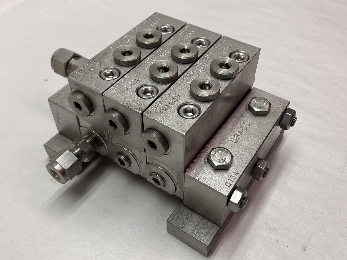 Graco,NPTF-SS,C13A Divider Valve Block