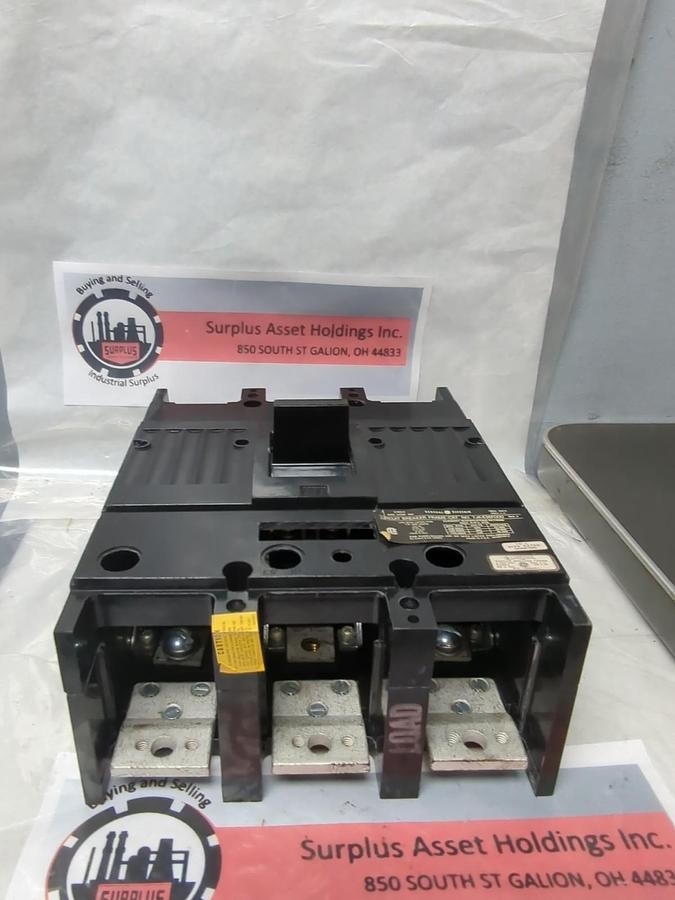 Used GE,TJK436F000,CIRCUIT BREAKER FRAM 400A 600V 3-POLE PRE-OWNED