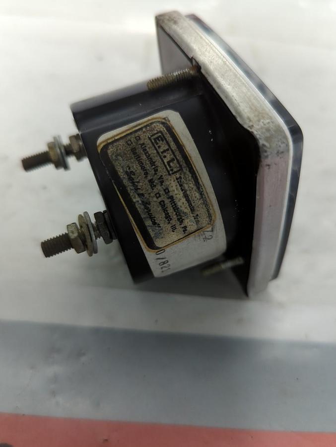 Used GENERAL ELECTRIC,1-0-1,PANEL METER 1-0-1 D-C AMPERES PRE-OWNED