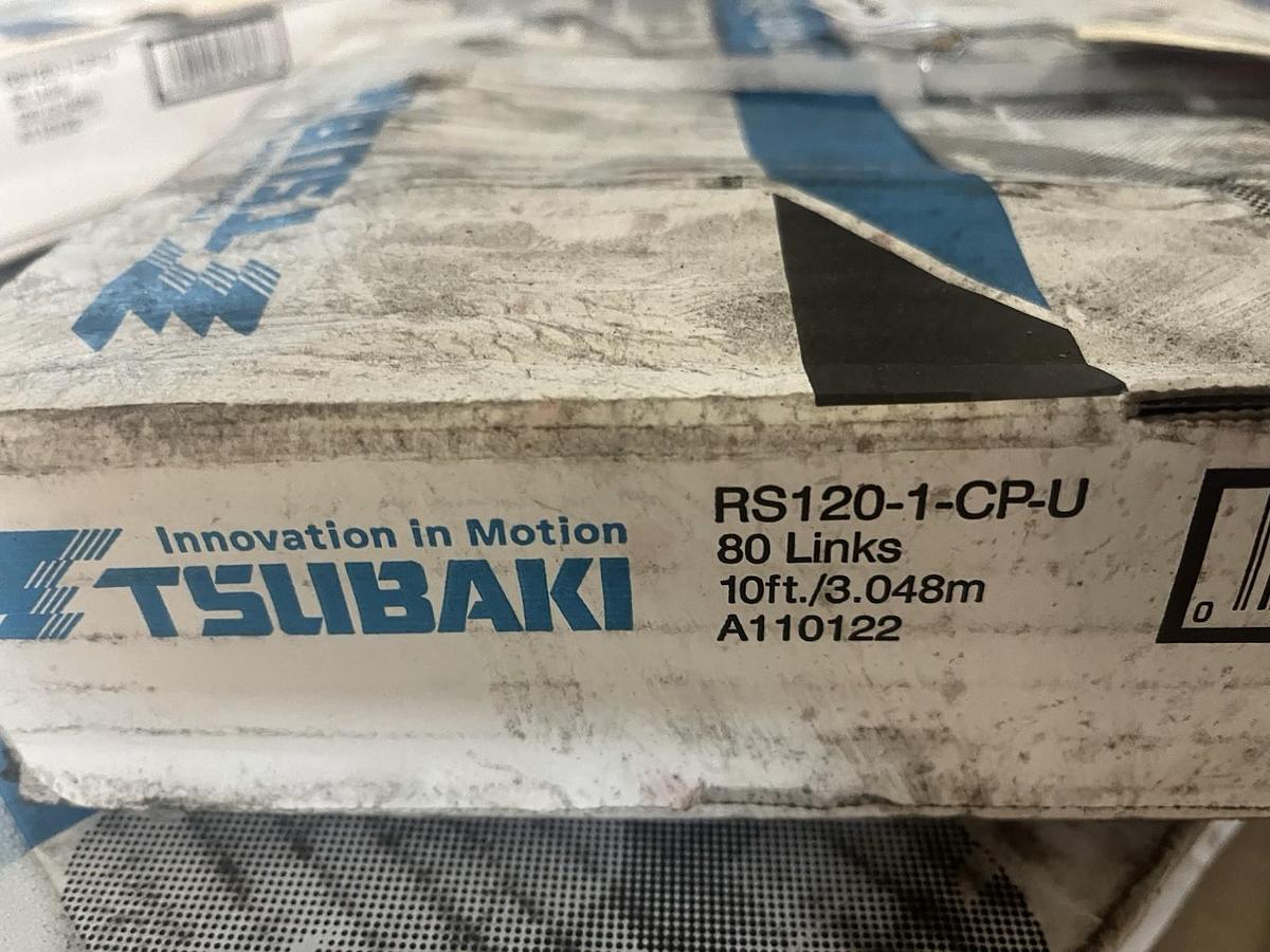 TSUBAKI,RS120-1-CP-U,ROLLER CHAIN 80 LINKS 10FT