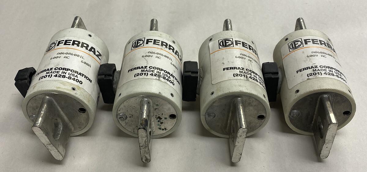 Ferraz,A060R600IL,Protistor Fuse 600V 600A NOS Lot of 4