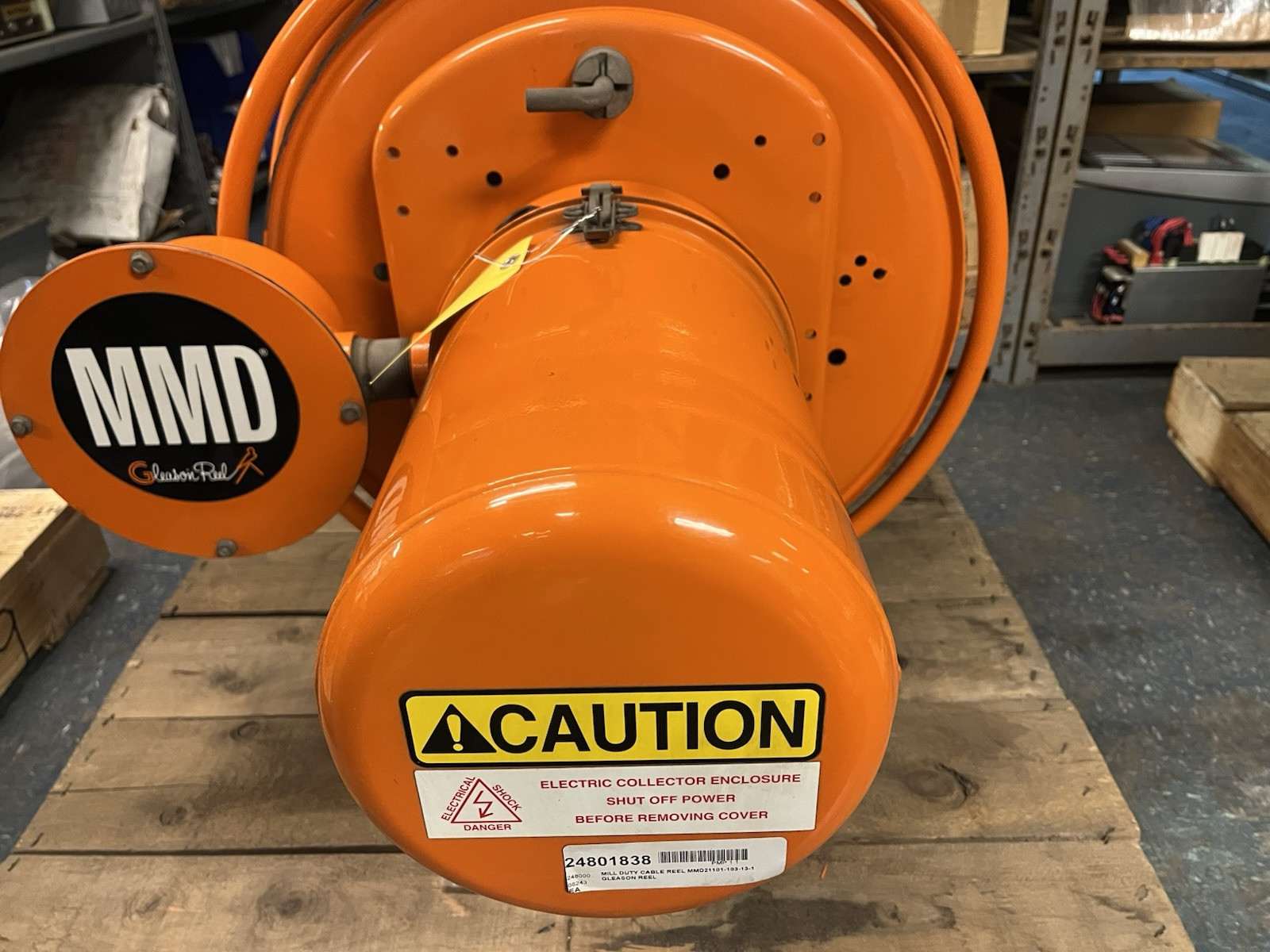 GLEASON REEL,MMD211001-123-11-1,MMD MILL DTY STRETCH CABLE REEL 30' 12AWG 150FPM