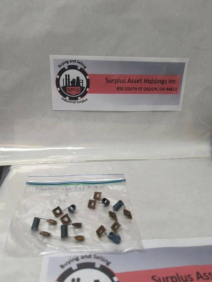 Used JOSLYN CLARK,S2-1,OVERLOAD THERMAL HEATER ELEMENT LOT OF 6 PRE-OWNED