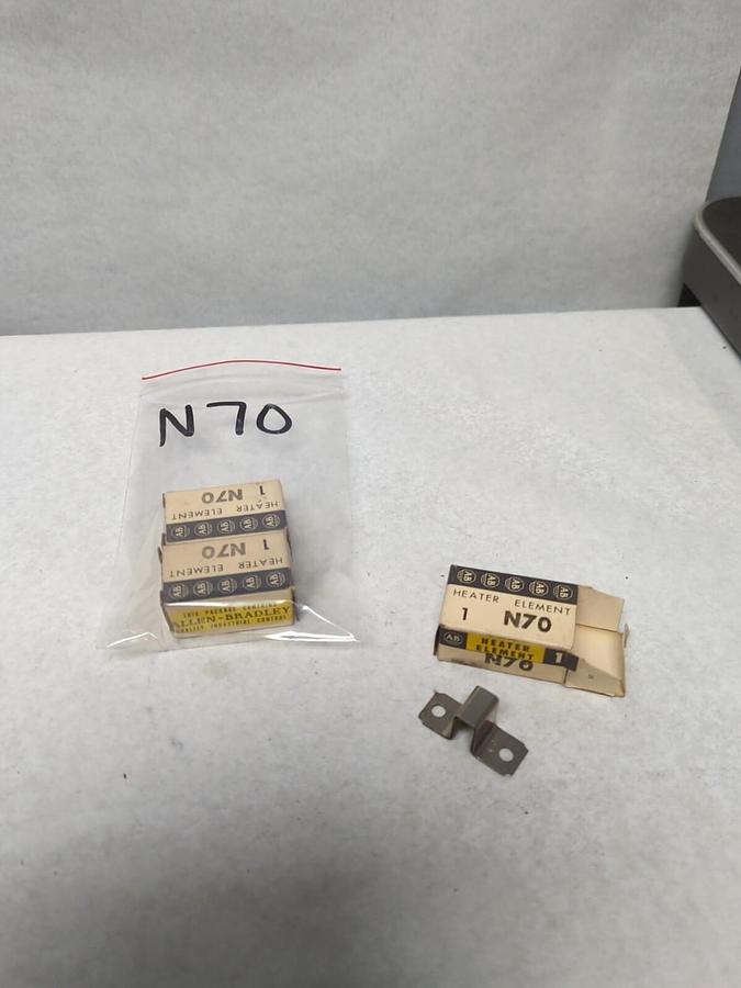 ALLEN BRADLEY,N70,THERMAL OVERLOAD HEATER ELEMENT LOT OF 3 NOS