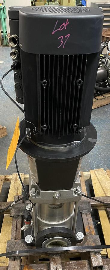 Used GRUNDFOS,CRNE32-2,VERTICAL CENTRIFUGAL PUMP 7.50HP 3467RPM 158.5GPM