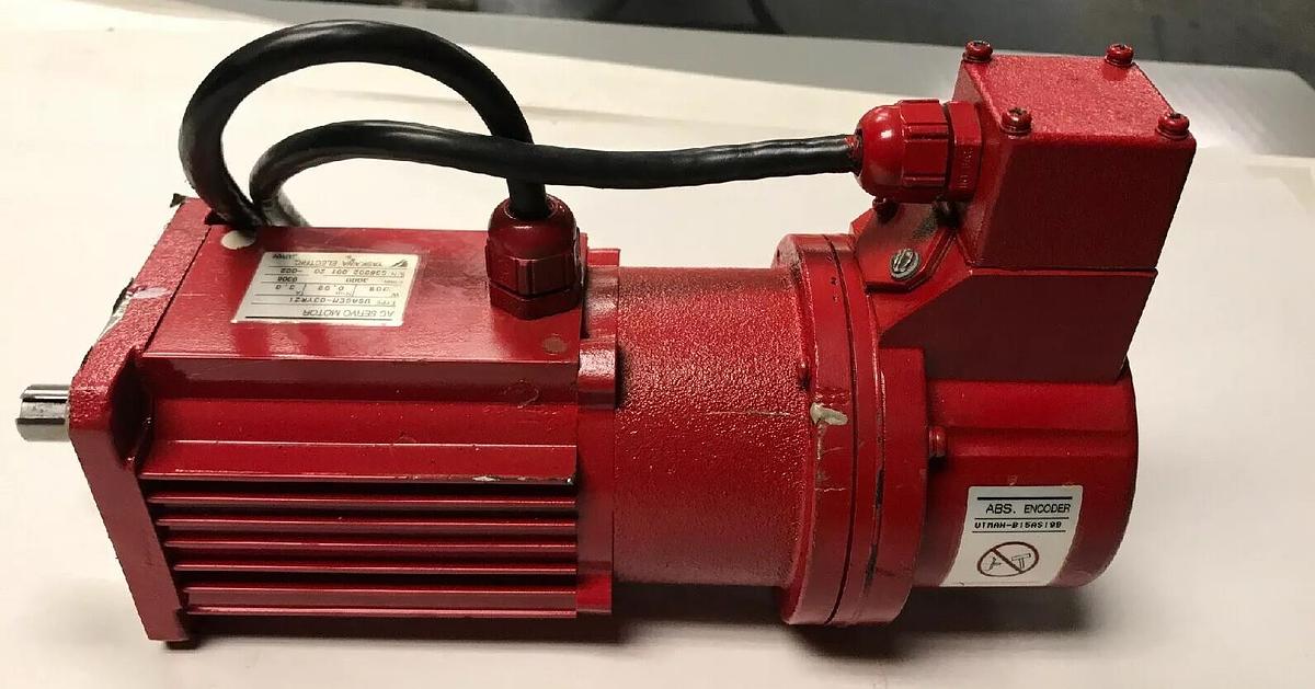 Used Yaskawa Electric,USASEM-03-YR21,with Encoder UTMAH-B15AS19B