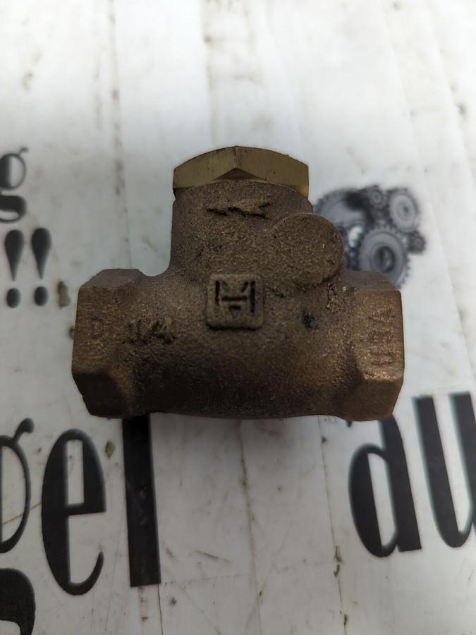 MILWAUKEE,125,200WOG 1/4 INCH SWING CHECK VALVE NOS