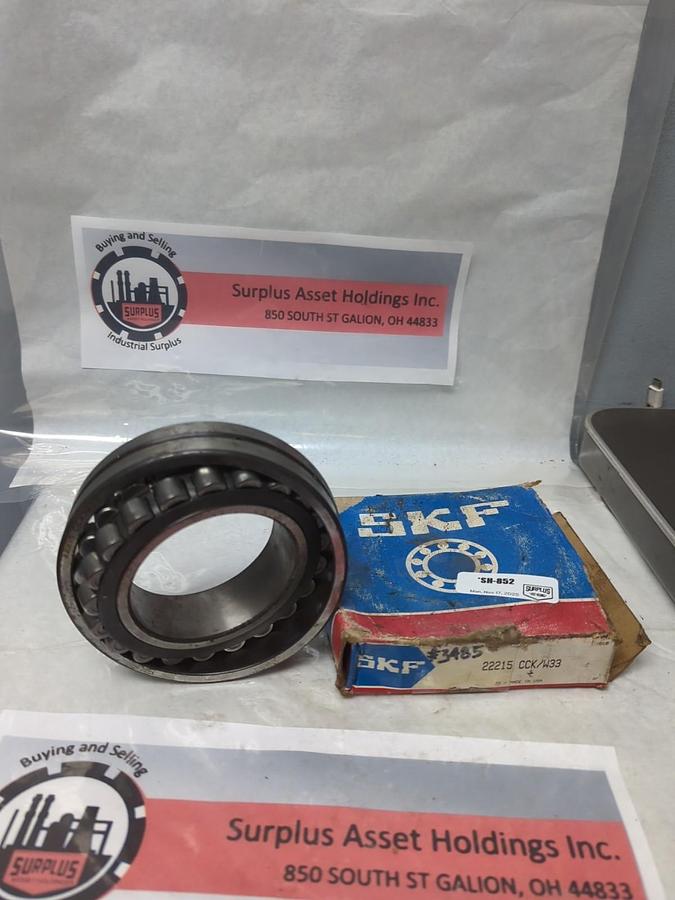 Used SKF,22215 CCK/W33,SPHERICAL ROLLER BEARING PRE-OWNED