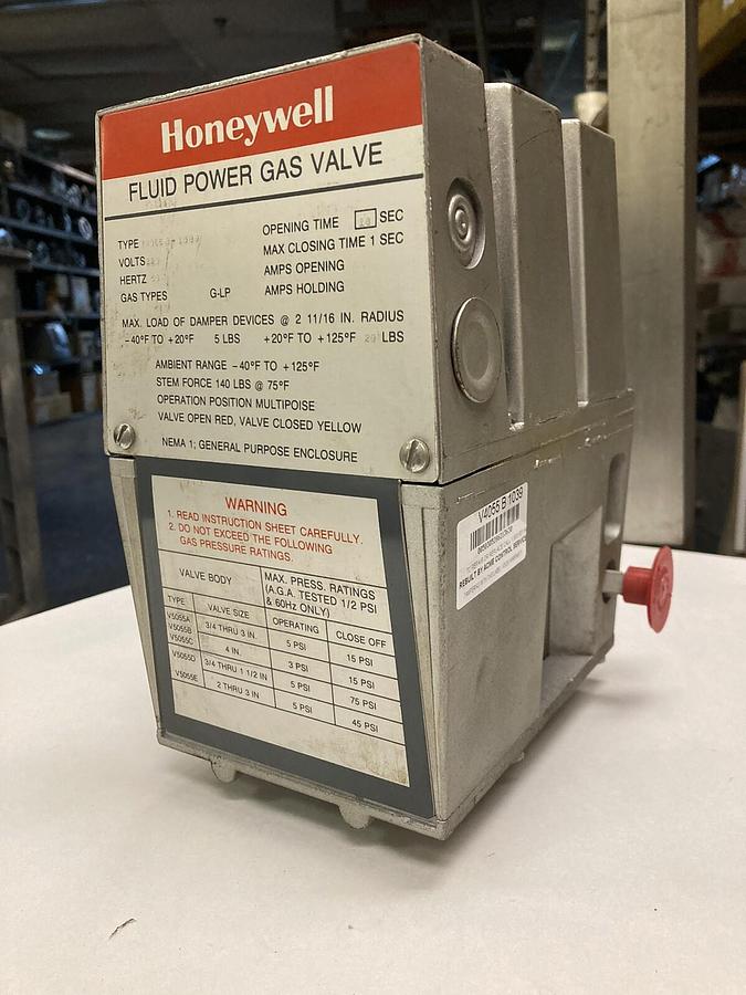 Used Honeywell,V4055B-1039,High Pressure On-Off Actuator