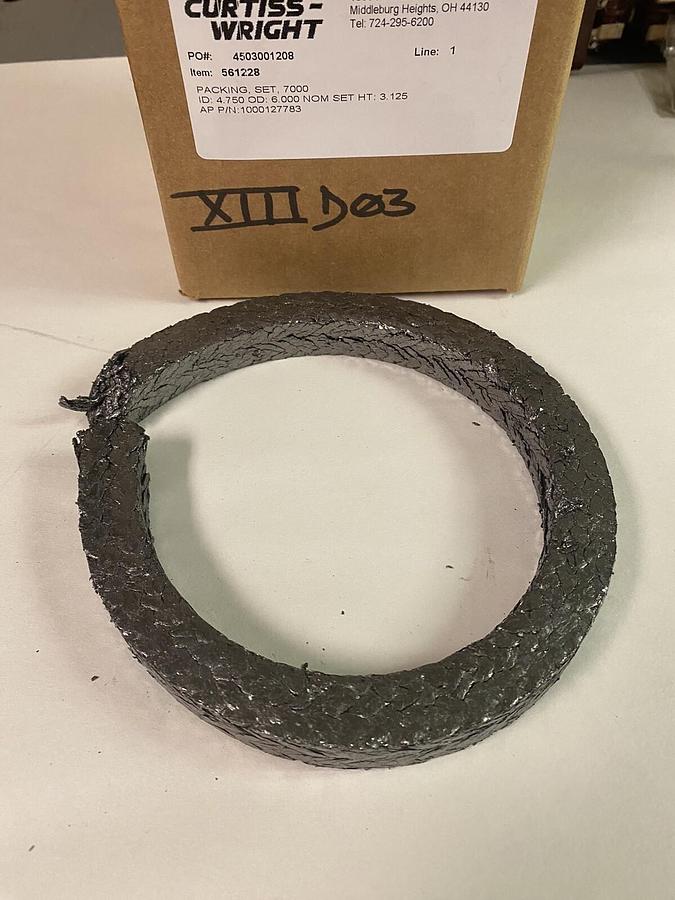 CURTISS-WRIGHT,1000127783,STYLE AP 7000 PACKING SET 4.750idX6.000odX3.125h