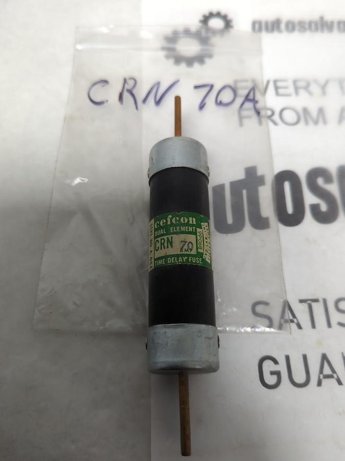 CEFCON,CRN-70A,DUAL ELEMENT 70 AMP FUSE NOS