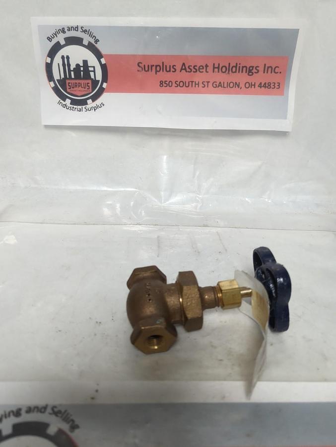 NIBCO,T-235-Y 1/4,GLOBE VALVE 1/4 INCH NOS