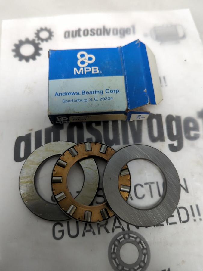 ANDREWS,RTL18,THRUST ROLLER BEARING NOS