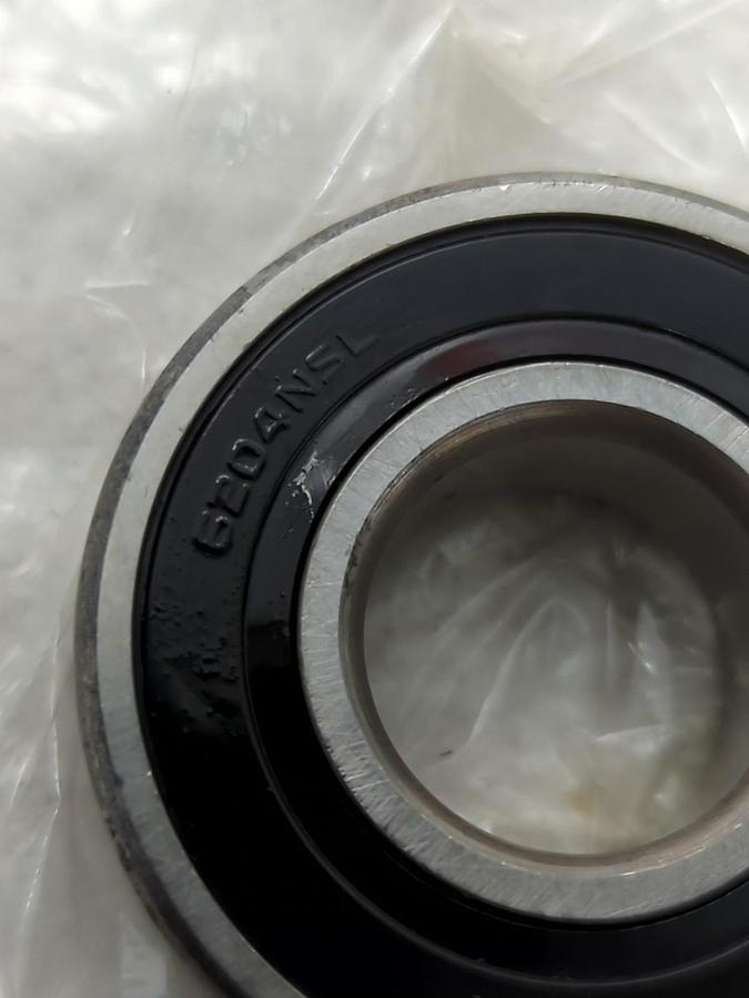 Used NACHI,6204 NSL,DOUBLE RUBBER SEALED BALL BEARING PRE-OWNED