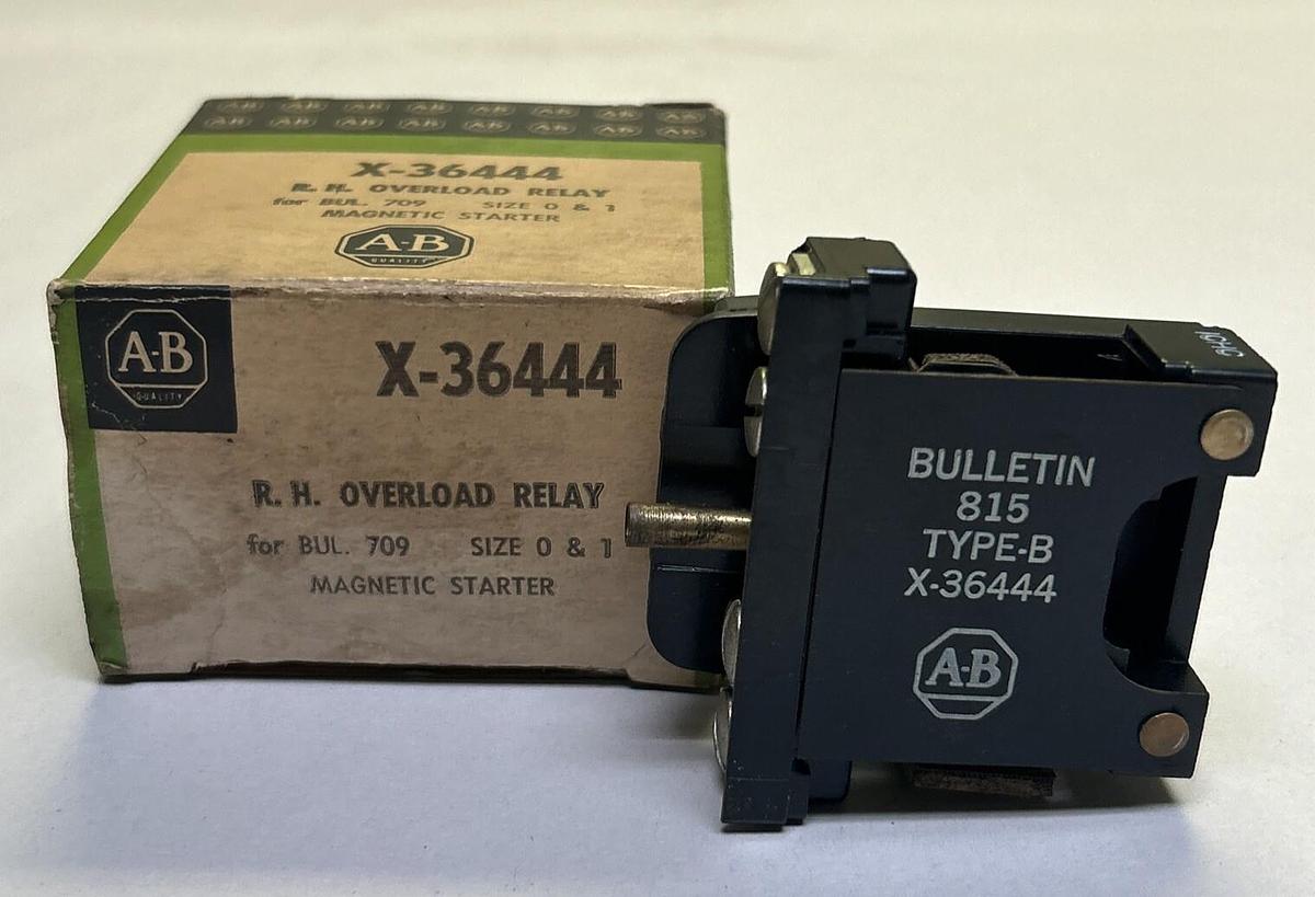 Used ALLEN BRADLEY,X-36444,OVERLOAD RELAY NEW