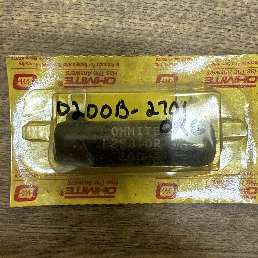 Used Ohmite,L25J10R,Resistor