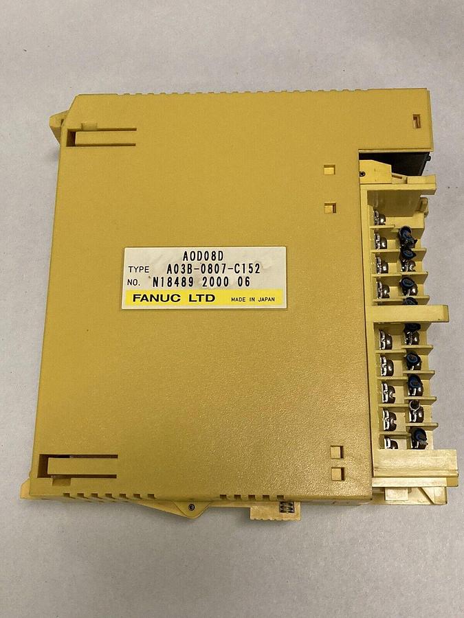 Used Fanuc,A0D08D,Type A03B-0807-C152 I/O Module