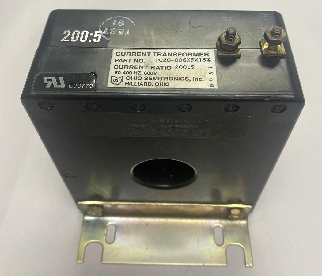 Used Ohio Semitronics,PC20-006X5X167,Current Transformer